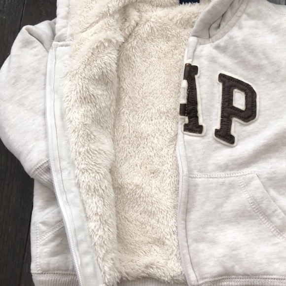 Gap Toddler Logo Zip Hoodie Size 3 Years Old - Picture 4 of 7